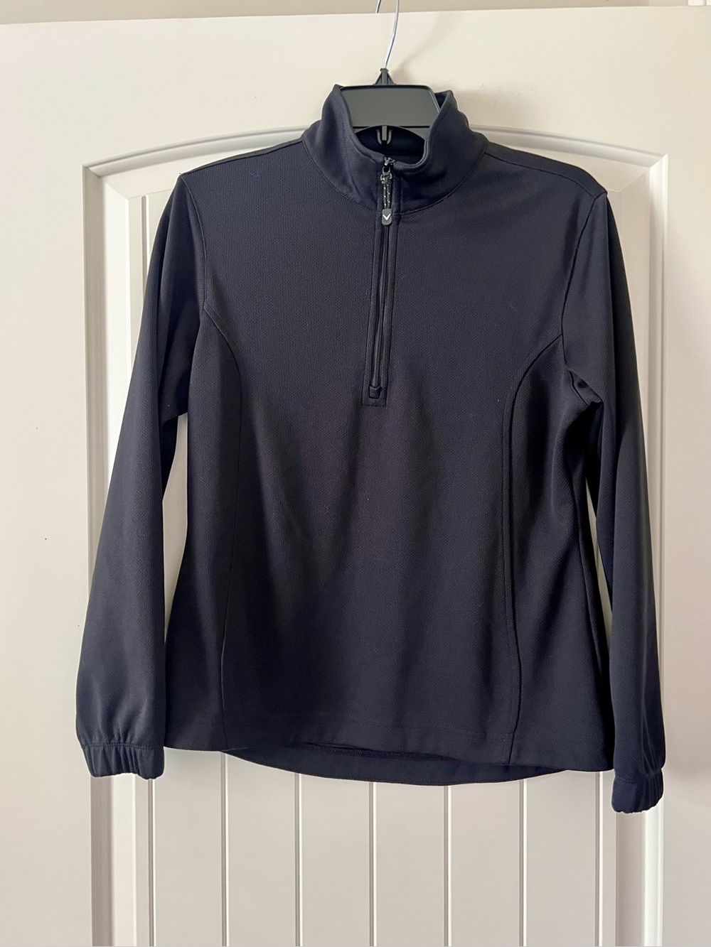 Callaway Opti-Dri Men's Navy 1/4 Zip Golf Jacket Tennis Pullover, Size Small
